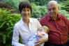 My Parents With Nara In Japanese Garden