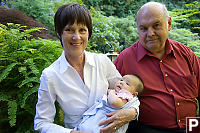 My Parents With Nara In Japanese Garden