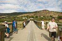 Standing On Trestle Bridge