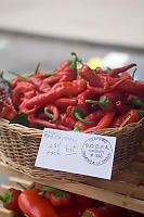 Basket Of Thick Red Cayenes