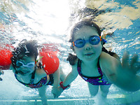 Nara Claira Swimming Together