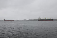 Freighters Outside Prince Rupert