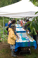 Tasting Table At Farm