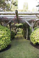 Covered Walkway In Garden