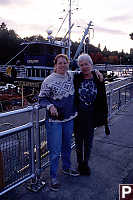 Andrea and Wendy at Locks