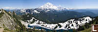 Mount Rainier From Tolmie Station