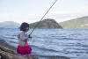 Claira With Fishing Rod
