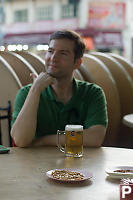 Mark With Beer And Peanuts