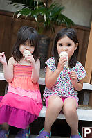 Kids Eating Ice Cream