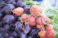 Stack Of Very Clean Beets