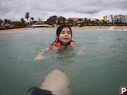 Nara Swimming In The Ocean