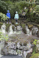 Hot Spring Stained Waterfall