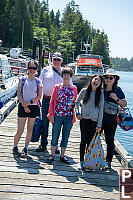 On Dock At Hot Springs