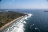 Shallow Beach From
          Plane