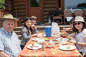 Tacos On Picnic Table