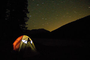 Tent With Night Sky