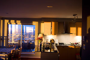 Kitchen At Sunset