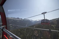 Glaciers Gondola And Blackcomb From Gondola