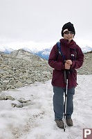 Helen Standing On Snow