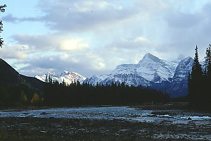 Mountains Behind River