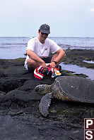 Mark with Sea Turtle