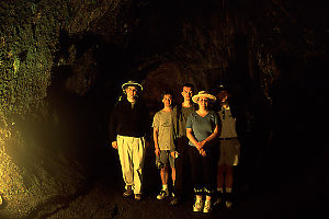 Us in Thurston Lava Tube