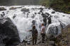 Mike And Eric Looking On Falls