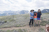 Family Portrait At Top Of Pass