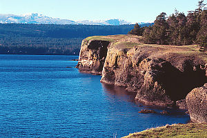 Cliffs Looking Back Towards Van Island