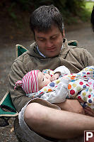 Jeremy Holding Baby