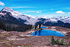 View Of Elfin Lakes