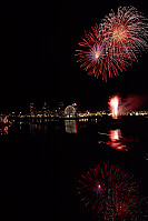 Fireworks Over False Creek (Science World)