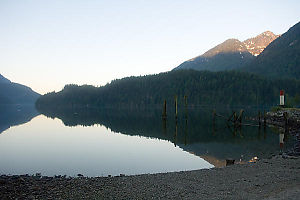 Indian Arm Mirror At Sunrise