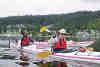 Paddling Out Of Deep Cove