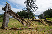 Six Pole House With Standing Corner Post