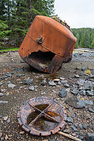 Two Boilers On Beach