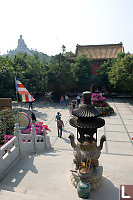 Looking To Buddha On Hill