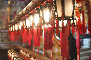 Lanterns At Man Mo