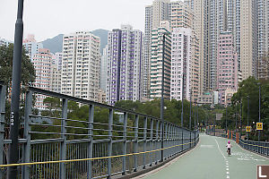 Nara Bike Dwarfed By Highrises