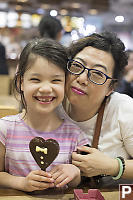 Claira And Jennie With Fancy Ice Cream