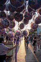 Ballons At Sunset