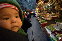 Nara In Carrier By Vegetable Market