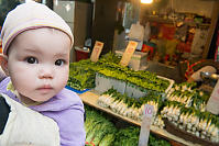 Claira With The Green Vegetables