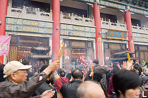 Front Of Temple Building