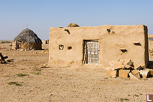 Two Buildings In Village