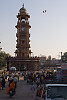 Clock Tower At Sundown