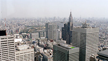 Tall buildings in Tokyo