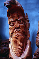 Wood Carved Jizo