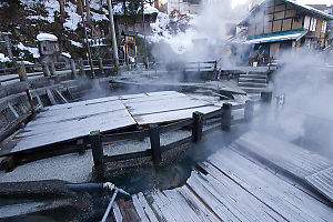 Covered Hot Spring Water