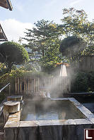 Hot Spring Bath In The Morning
